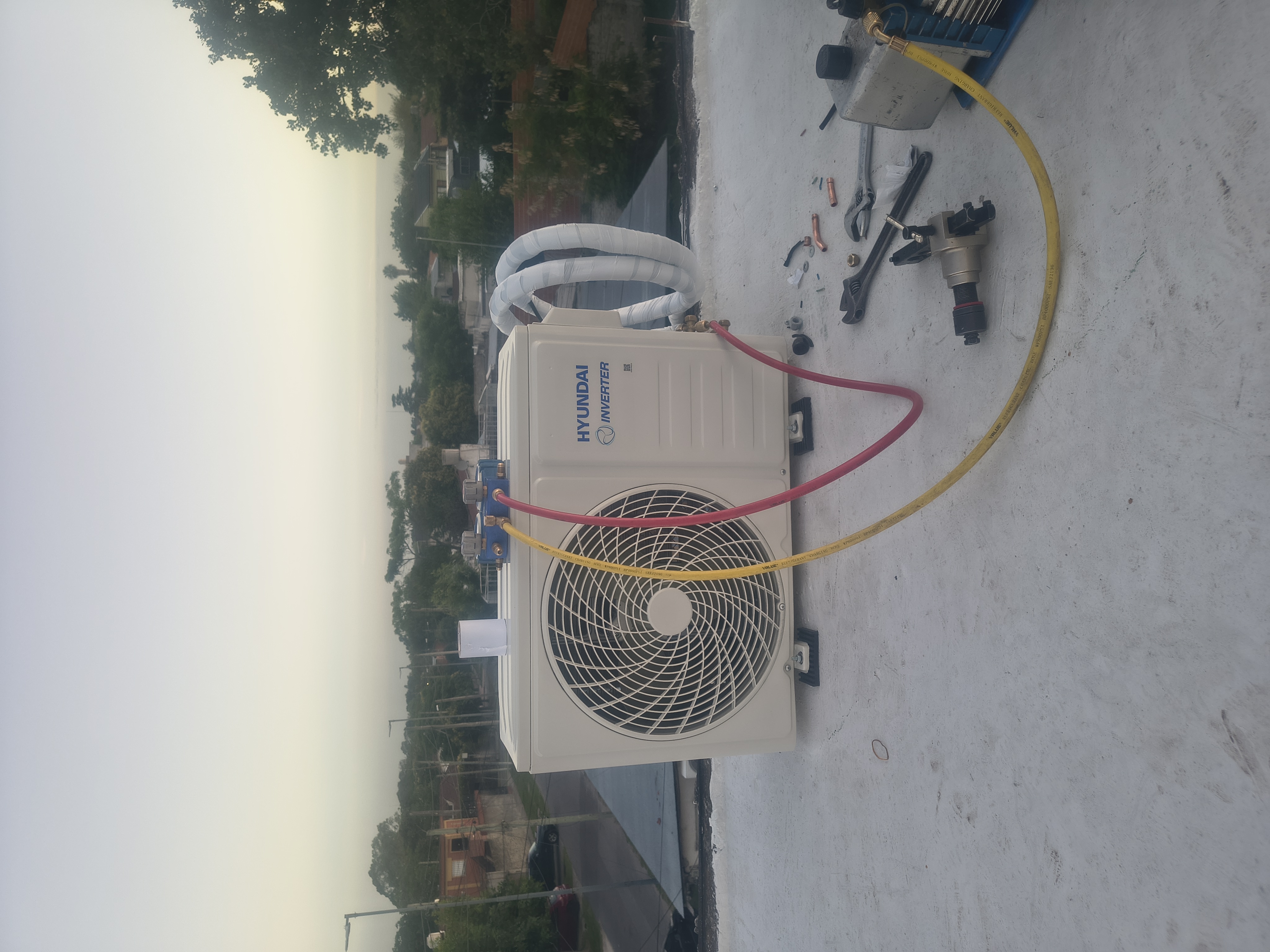 Carga de gas refrigerante en equipo de aire acondicionado, Buenos Aires