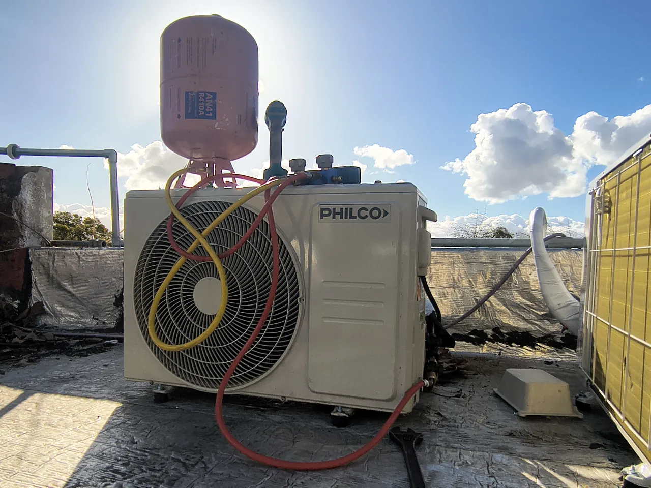 Carga de gas refrigerante en equipo de aire acondicionado, Buenos Aires